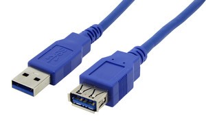 Ligação USB macho e fêmea